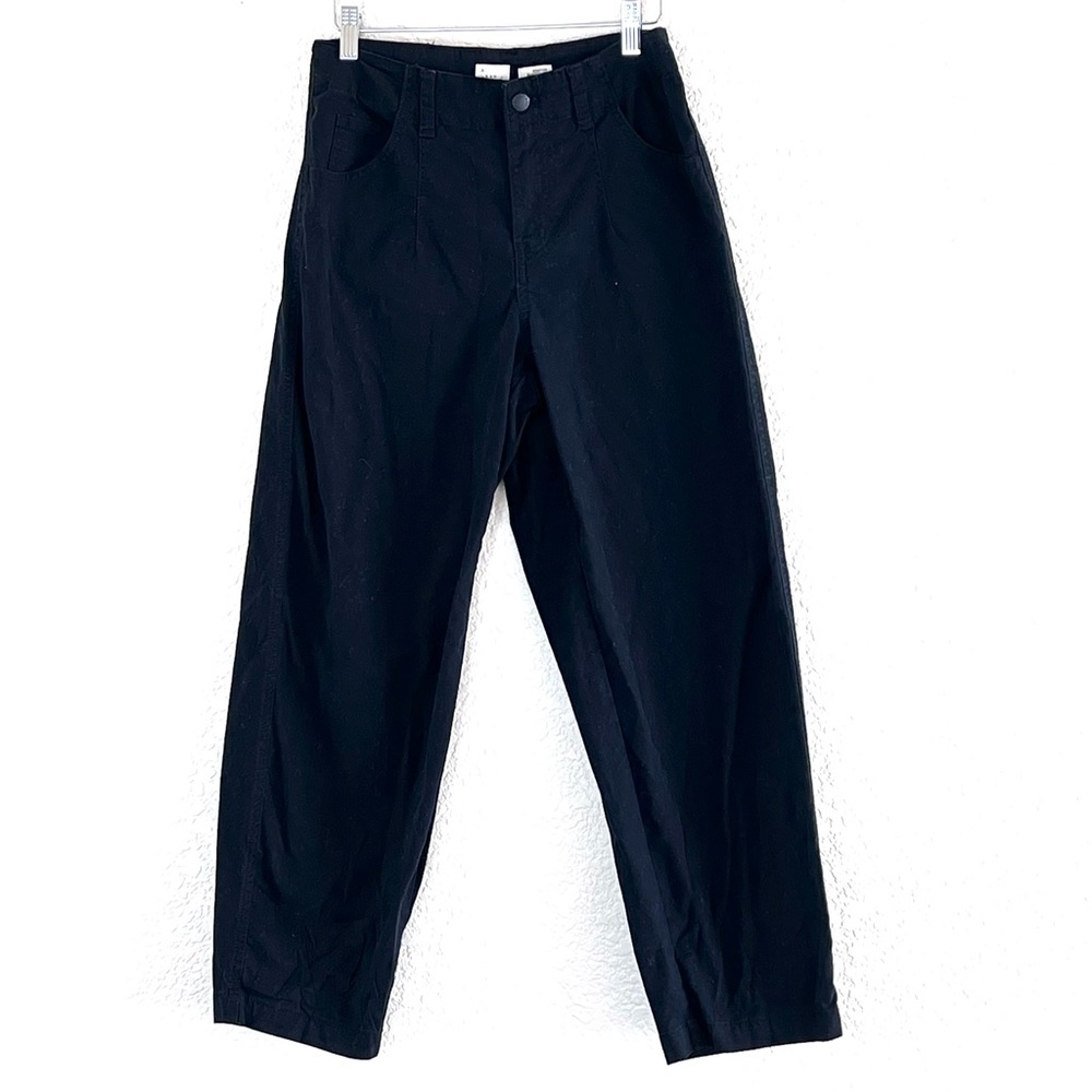 A New Day | Black cotton high rise mom jeans fit pants size 6